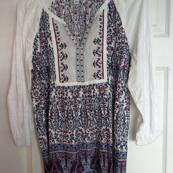 Vintage X America Folklore Top - Picture 1 of 5